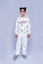 Buy Girls Joyful Foam Cherry Printed Tracksuit