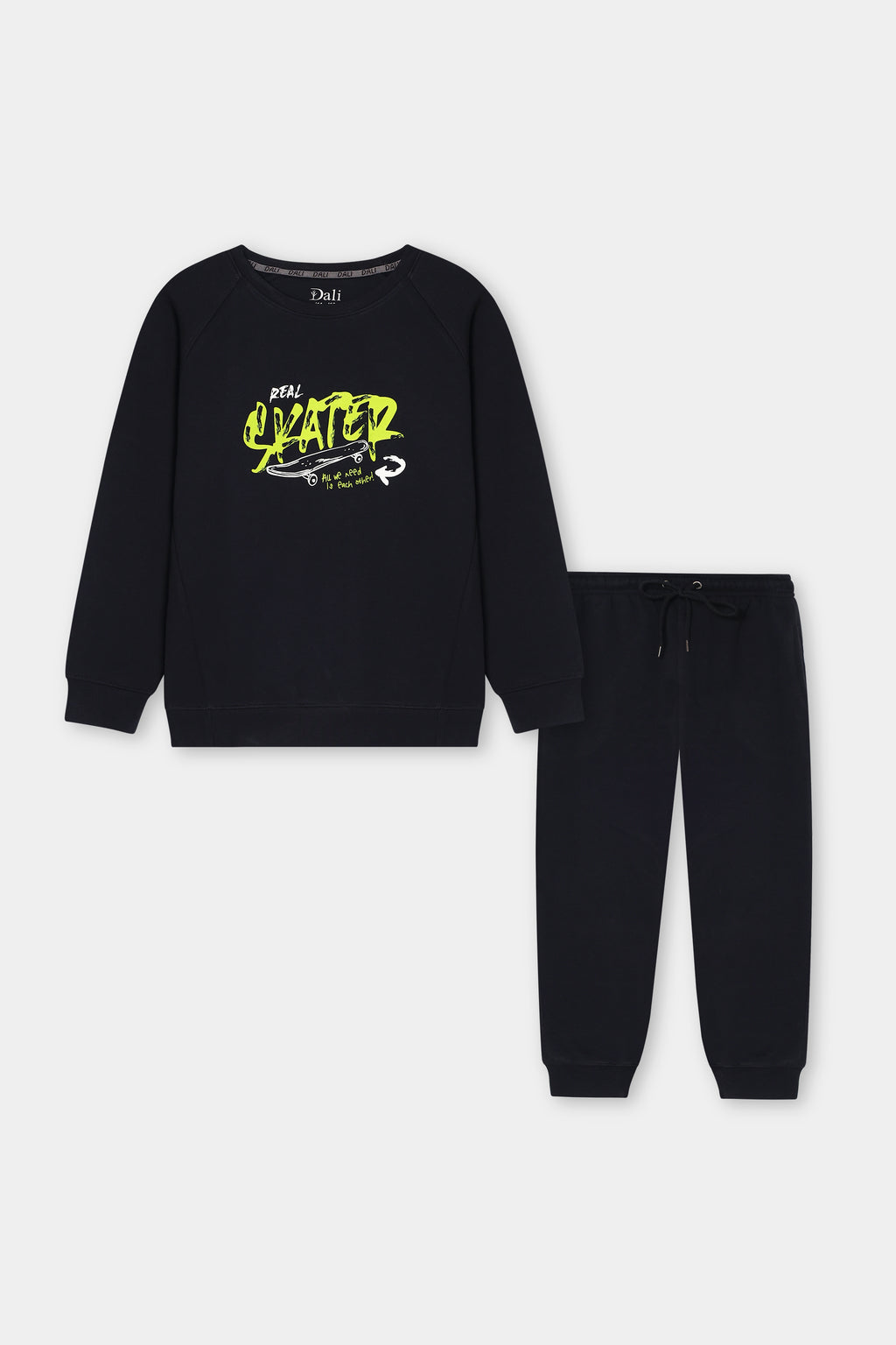 Boys Skater Life Crew Neck Fleece Tracksuit