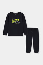 Boys Skater Life Crew Neck Fleece Tracksuit