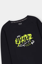 Boys Skater Life Crew Neck Fleece Tracksuit