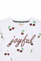 Buy Girls Joyful Foam Cherry Printed Tracksuit