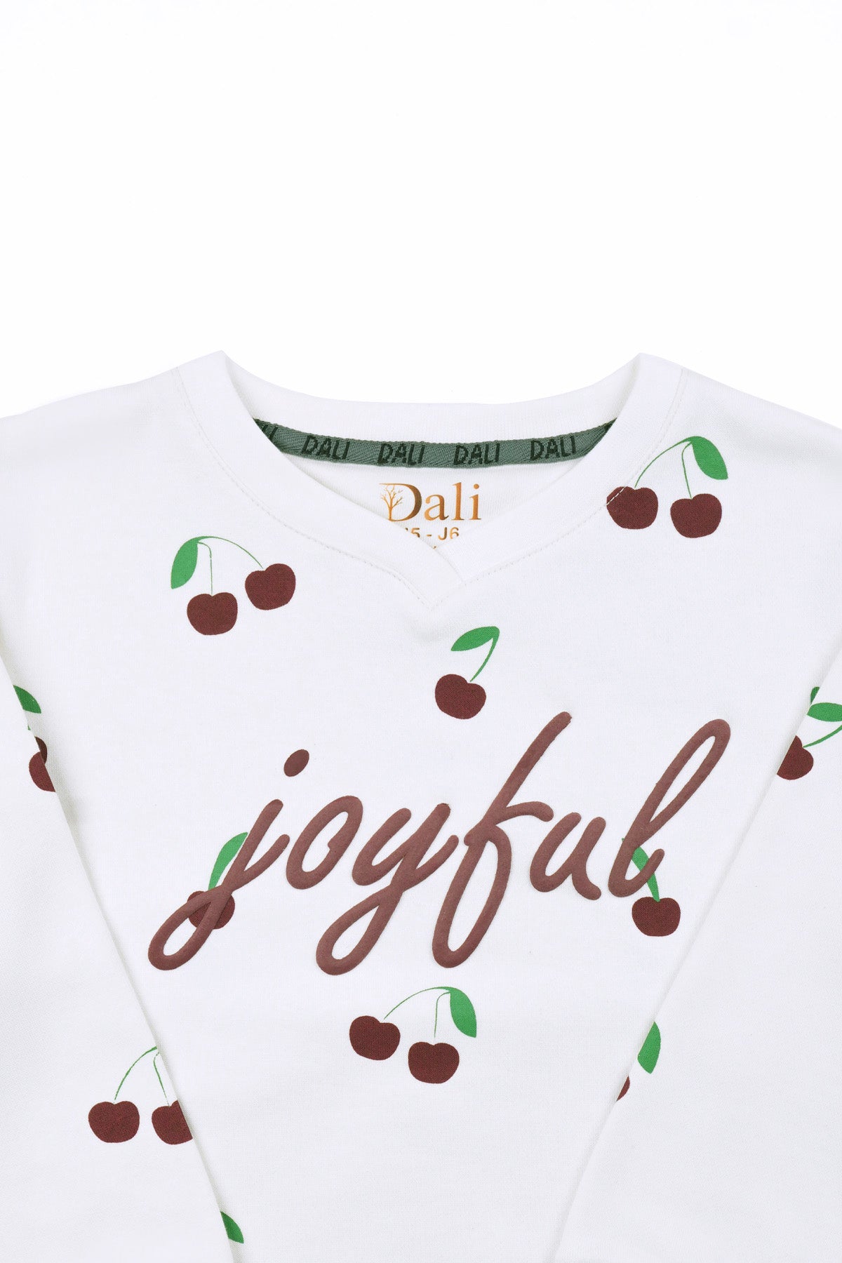 Buy Girls Joyful Foam Cherry Printed Tracksuit