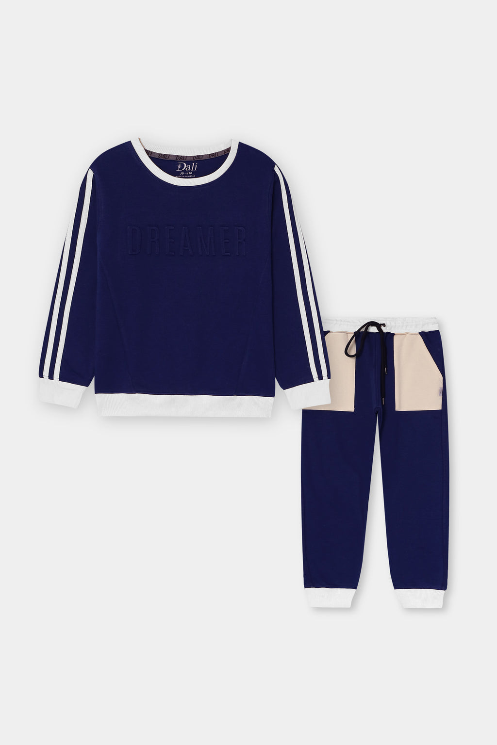Kids Dreamer Embossed Premium Paneled Tracksuit