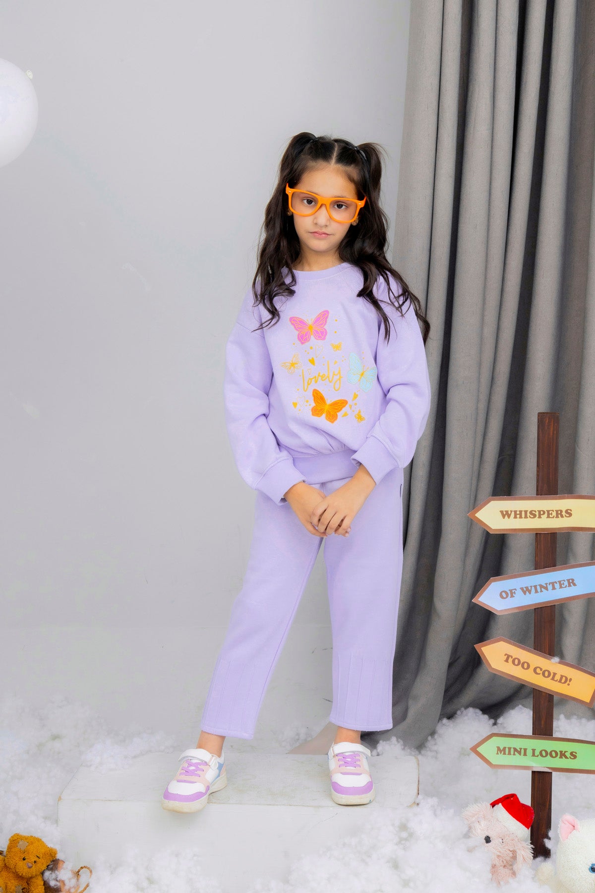 Buy Girls Butterfly Printed Tracksuit