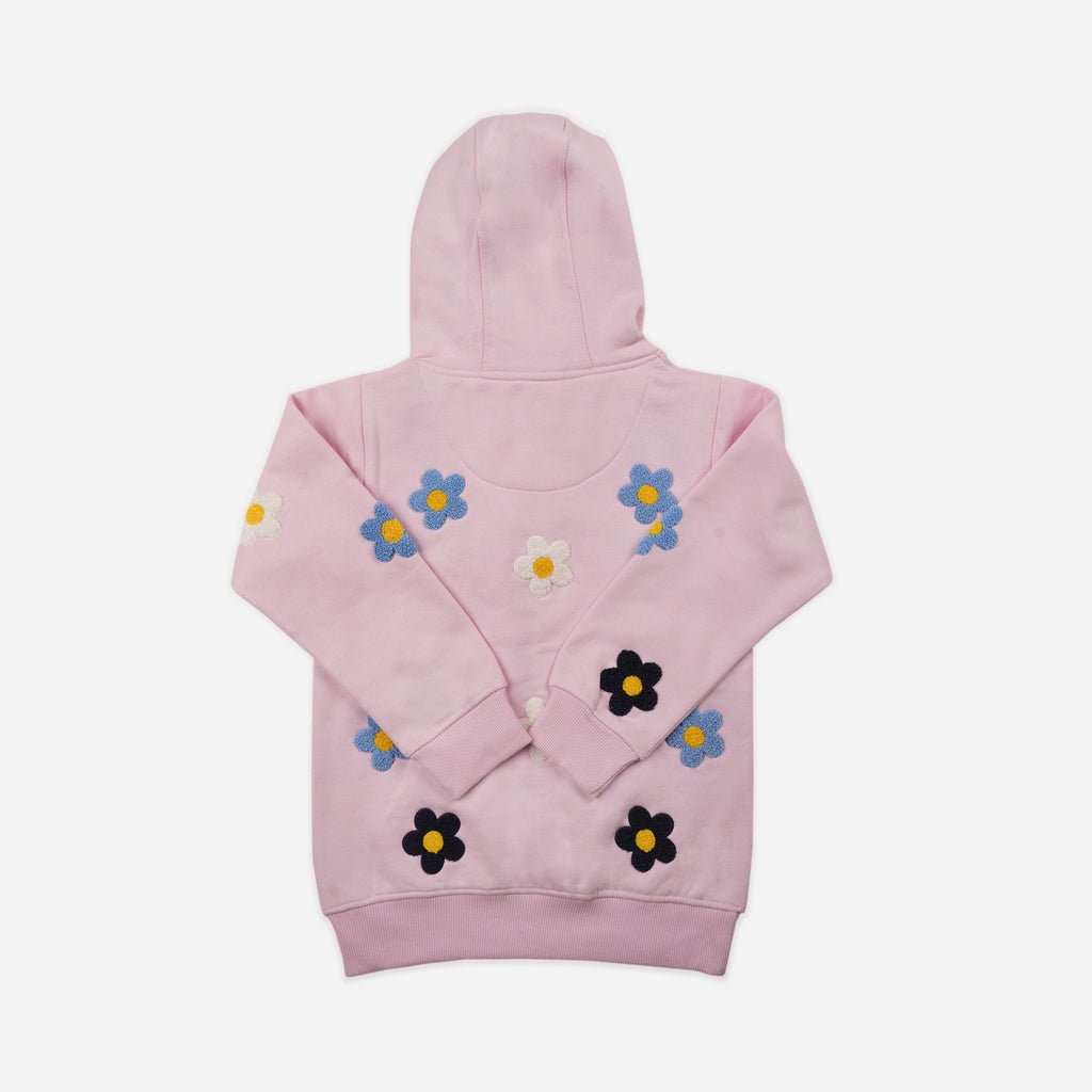BLOSSOMING CHENILLE GIRL'S HOODIE