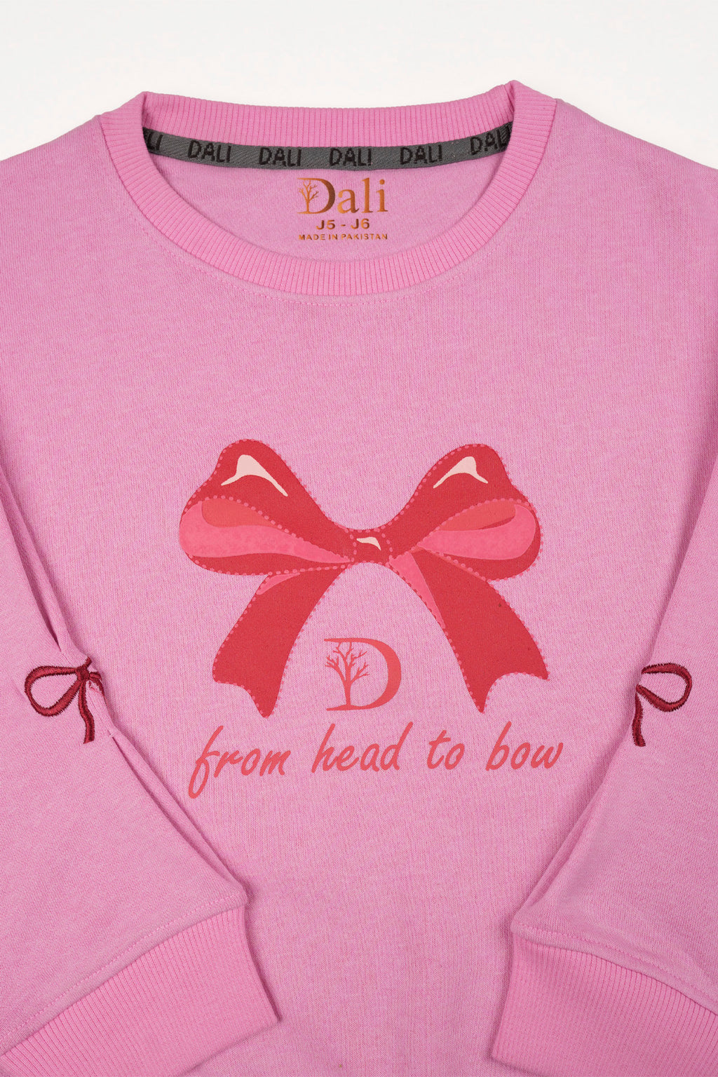 Buy Girls Bow Printed Tracksuit