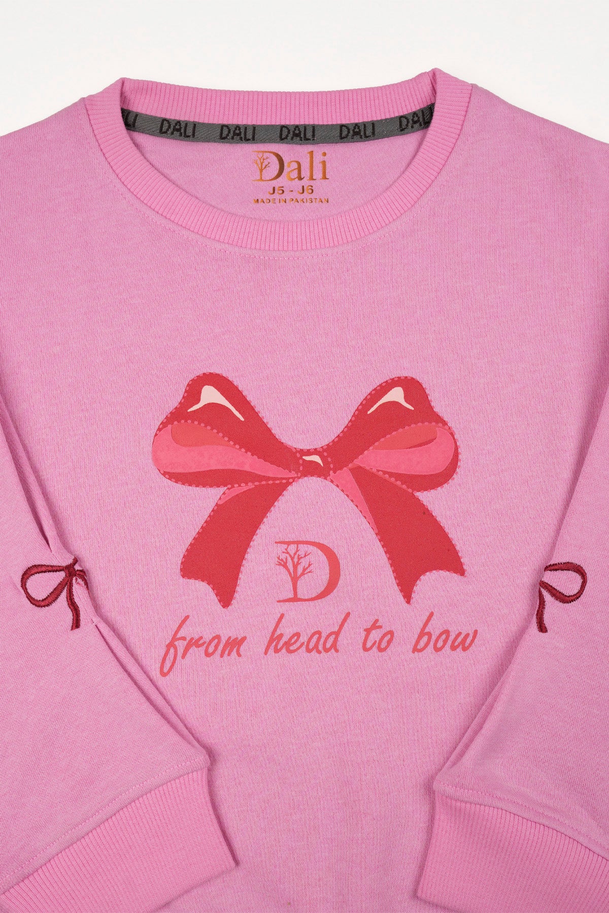 Buy Girls Bow Printed Tracksuit