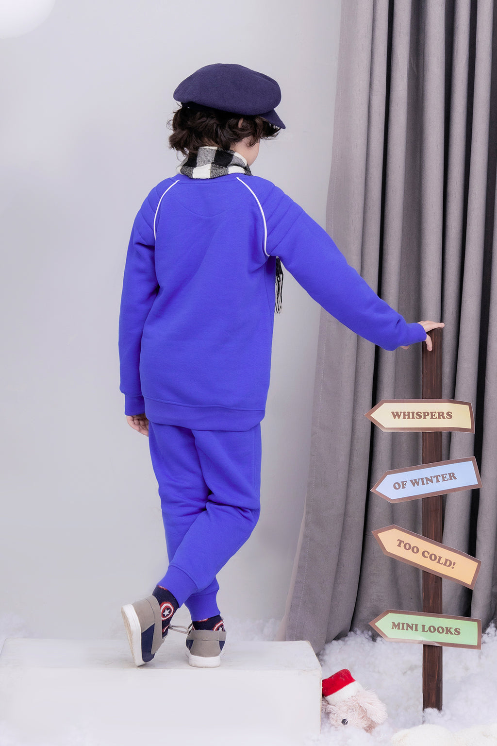 Boys Moment Slogan Printed Tracksuit