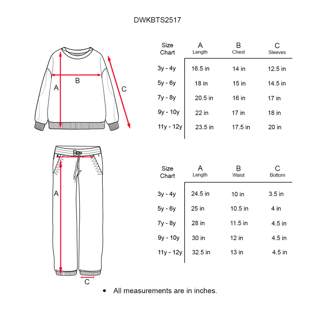 Buy Kids Focus Printed Crew Neck Tracksuit