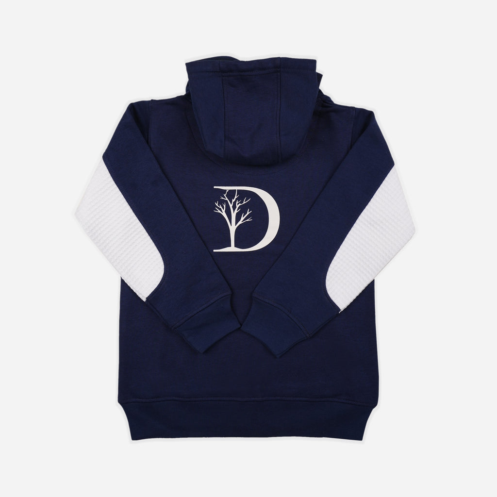 INDIGO ZIP-UP BOY'S HOODIE