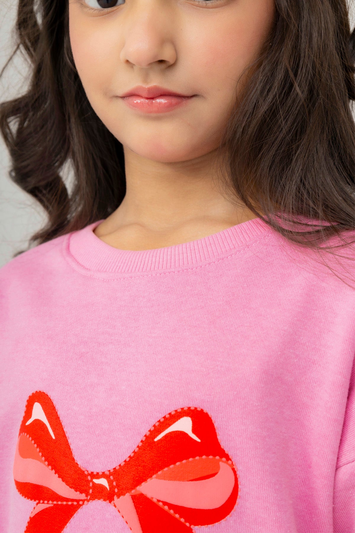 Buy Girls Bow Printed Tracksuit