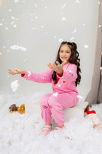 Buy Girls Bow Printed Tracksuit