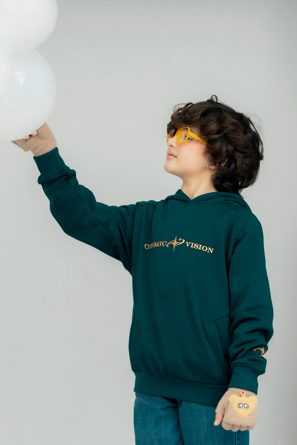 Kids Cosmic Vision Printed Hoodie