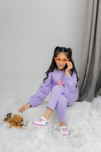 Girls Butterfly Printed Tracksuit