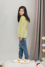 Buy Girls Pullover Alphabets Embroidery Printed Hoodie