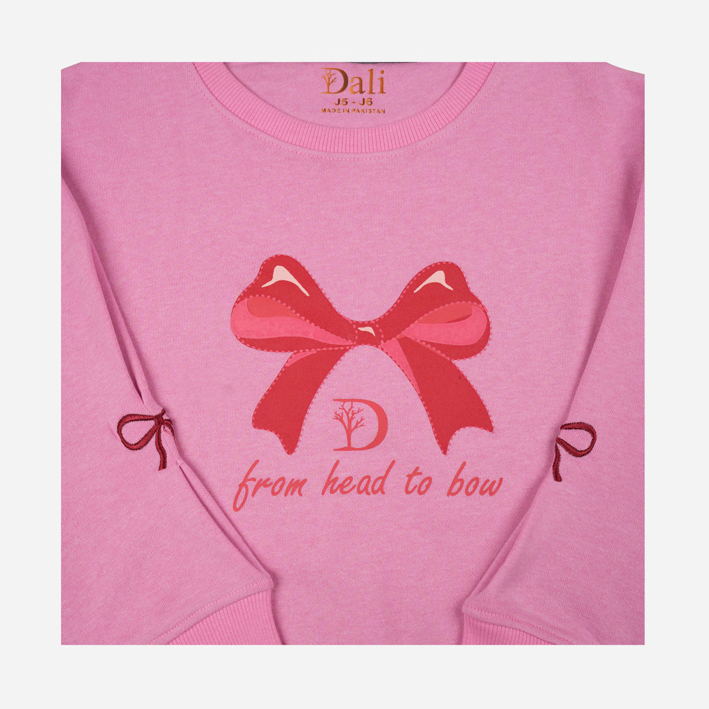 BOW SPARK GIRLS CORD SET