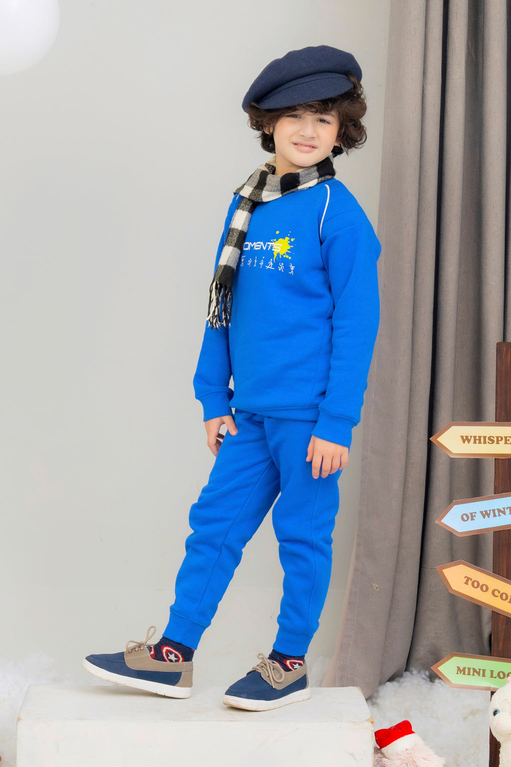 Buy Boys Moment Slogan Printed Tracksuit