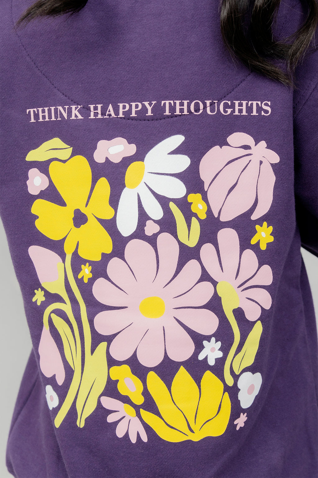 Girls Allover Printed Pullover Hoodie