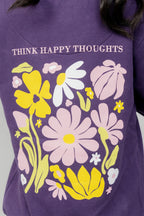 Girls Allover Printed Pullover Hoodie