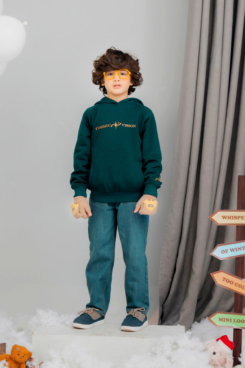 Buy Kids Cosmic Vision Printed Hoodie