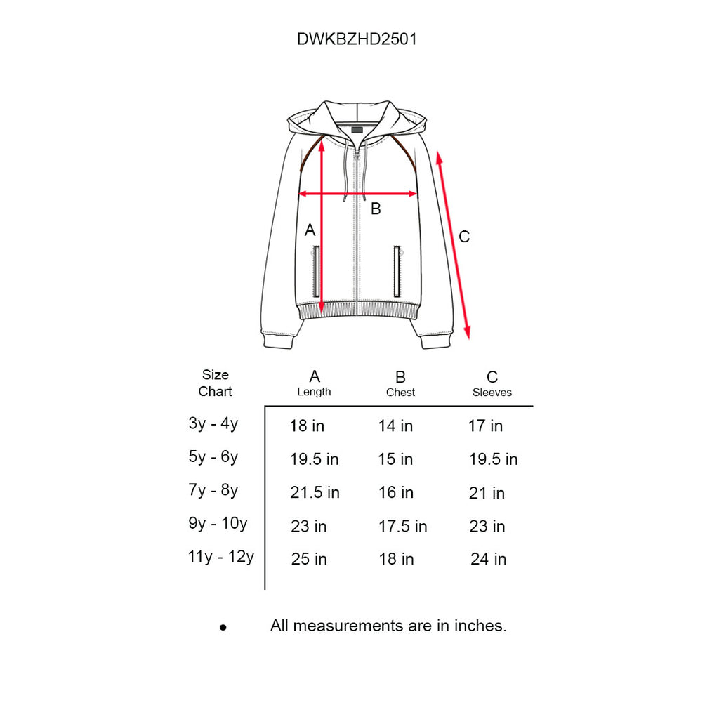 CHILL ZIPPER BOY'S HOODIE