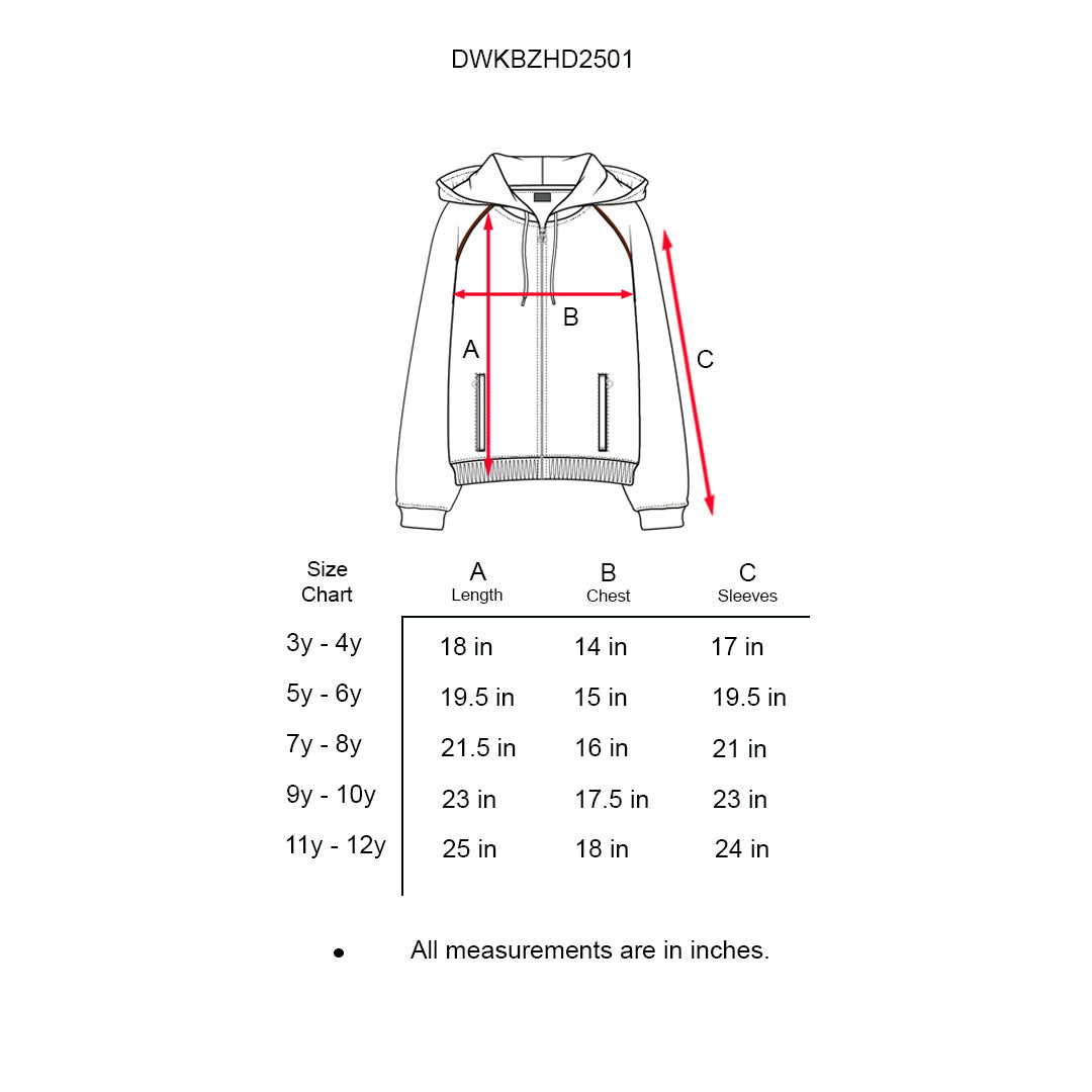 CHILL ZIPPER BOY'S HOODIE