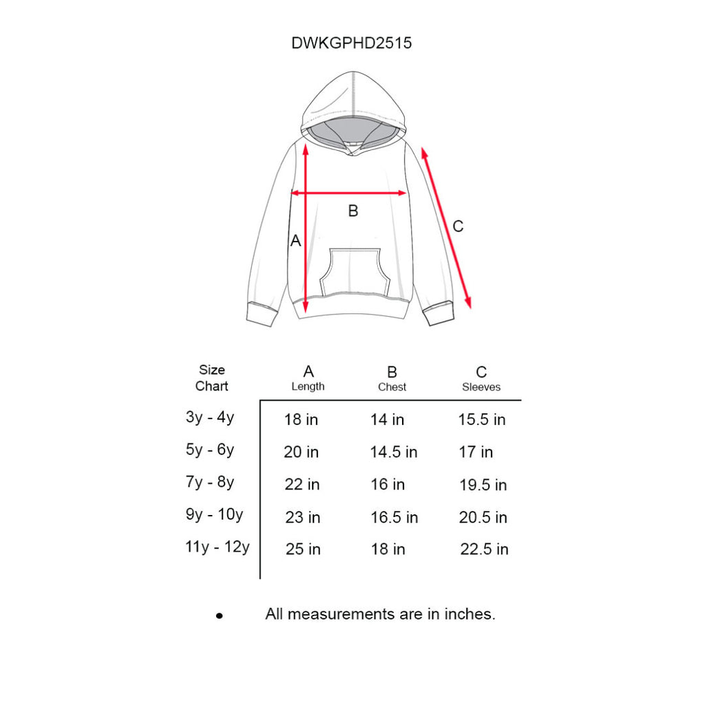 FLORAL THOUGHTS GIRL'S HOODIE