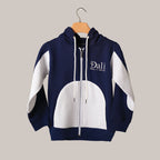 INDIGO ZIP-UP BOY'S HOODIE